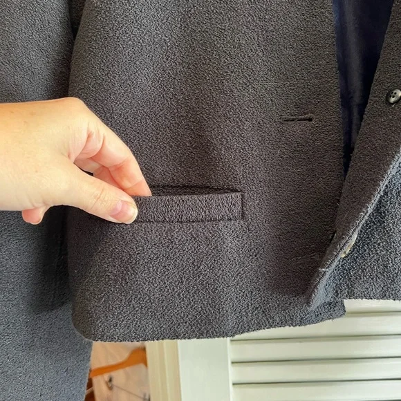 J. Crew Collection Lady Bomber Black Boucle Jacket - Picture 5 of 9